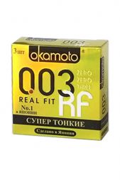 Презервативы Okamoto 0.03 Real Fit №3