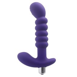 Фиолетовый анальный вибростимулятор Anal Pleasure #188012