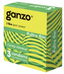 Супер тонкие презервативы Gango Ultra Thin №3