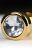Анальная втулка конусная Metal Gold Large с кристаллом цвета алмаз