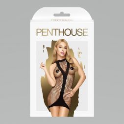Мини-платье Penthouse Ride or die в мелкую сетку размер XL