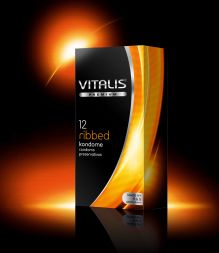 Презервативы VITALIS Premium Ribbed №12