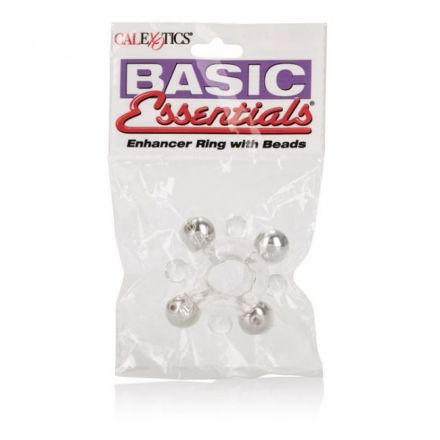 Эрекционное кольцо Basic Essentials Enhancer Ring with Beads