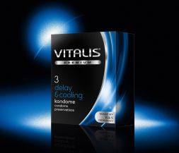 Презервативы VITALIS Premium Delay &amp; Cooling №3