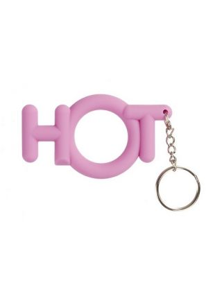 Розовое эрекционное кольцо Hot Cockring