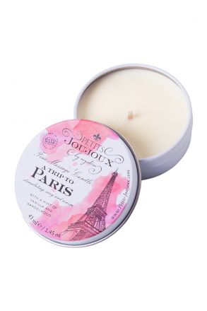 Массажная свеча Mini Paris с ароматом ванили и сандалового дерева