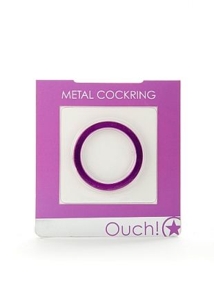 Эрекционное кольцо Metal Cockring Purple